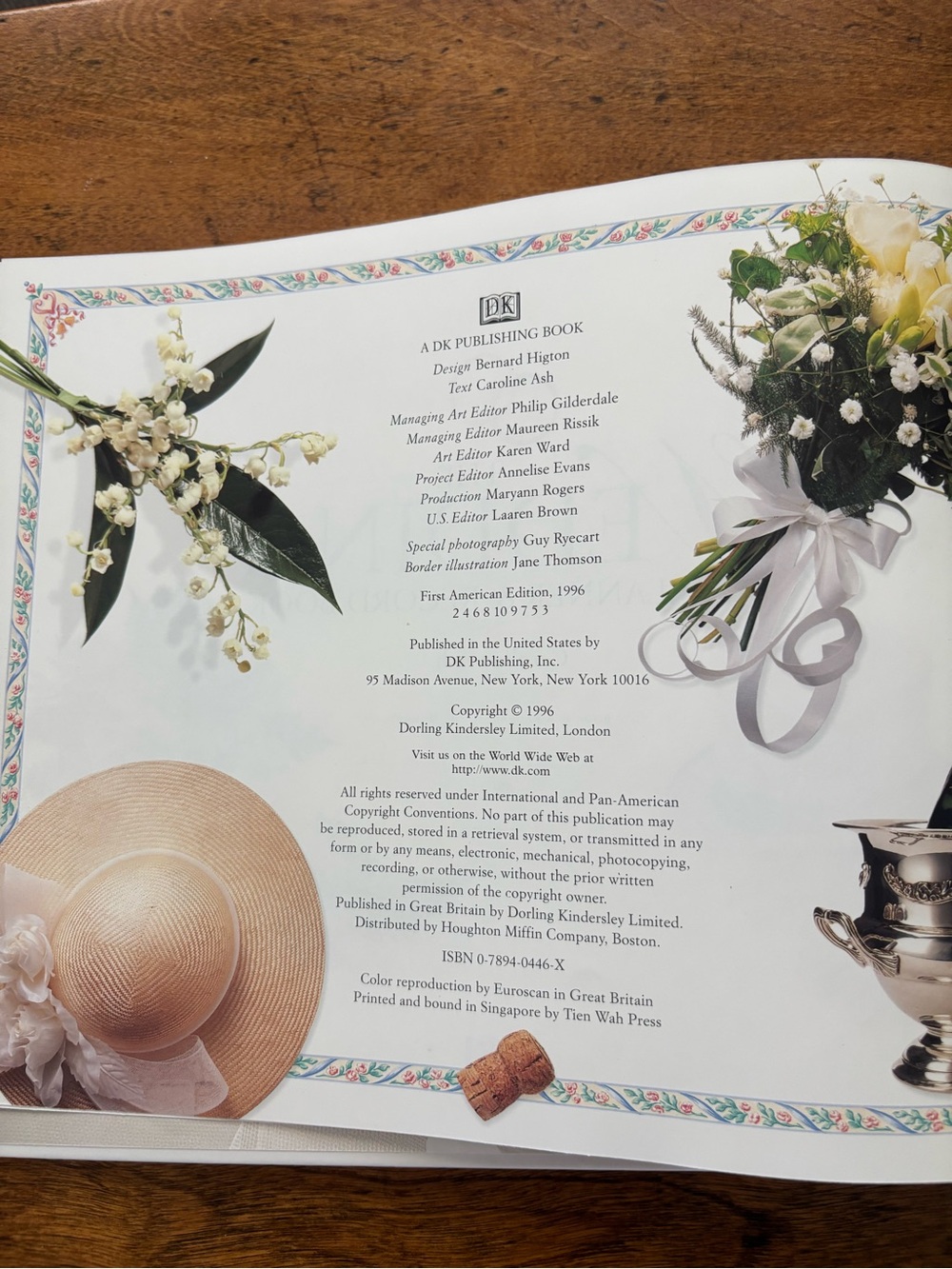 Bridal The Wedding Planner & Record Book Vintage Retro 1996 Bride Groom - Picture 3 of 6